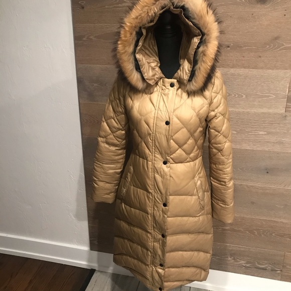 real fur puffer jacket
